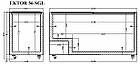 EKTOR 56 SGL (535л) Морозильна скриня з прямим склом CRYSTAL S.A. Греція, фото 4