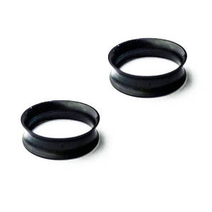 Кільця для перукарських ножиць Sway 2 шт. - чорні (sw 018 BLK)