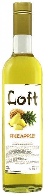 Сироп для кави та десертів "Loft" зі смаком "Ананас" 0,7 л