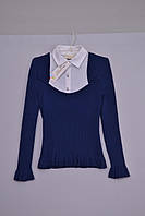 Світшот джемпер блузка обманка для дівчинки зріст 128 та 152 Л-148