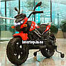 Дитячий електромотоцикл двоколісний на акумуляторі BMW M 4621EL для дітей 3-8 років червоний, фото 5