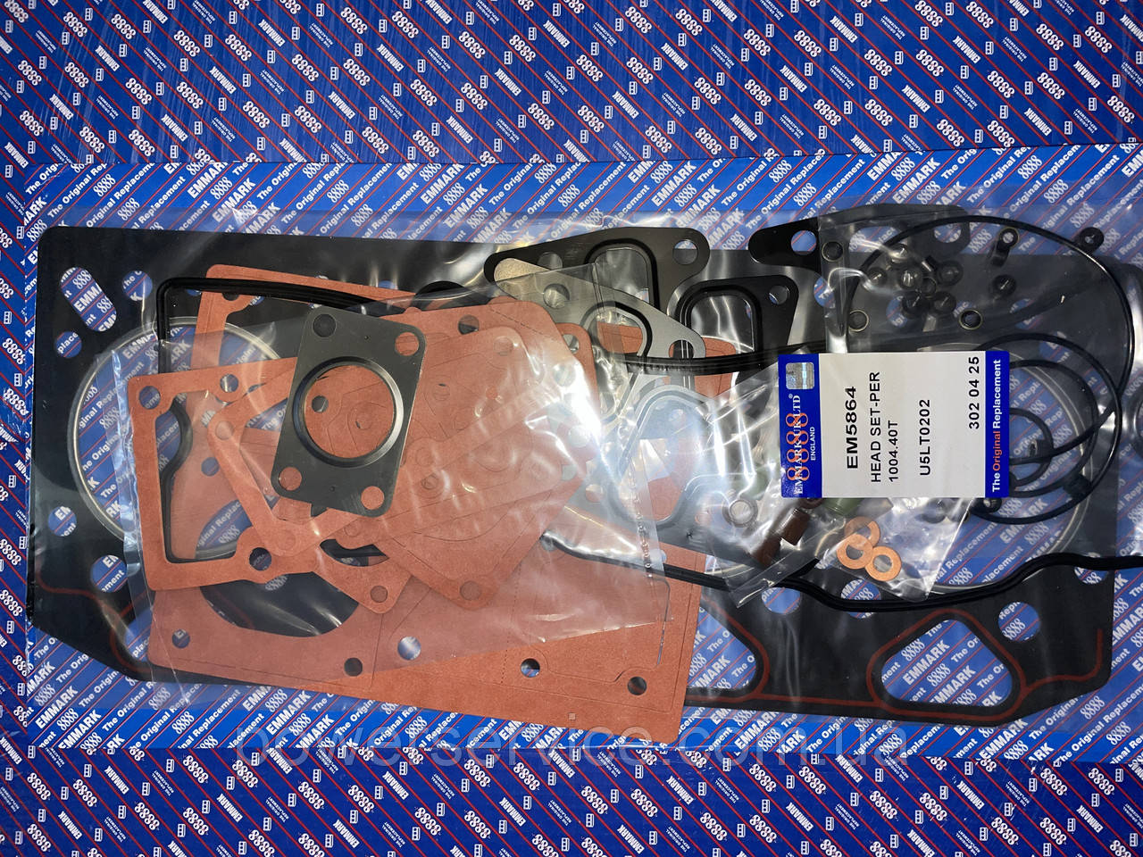 К-т прокладок (верх) U5LT1202 Perkins, Перкинс, Перкінс