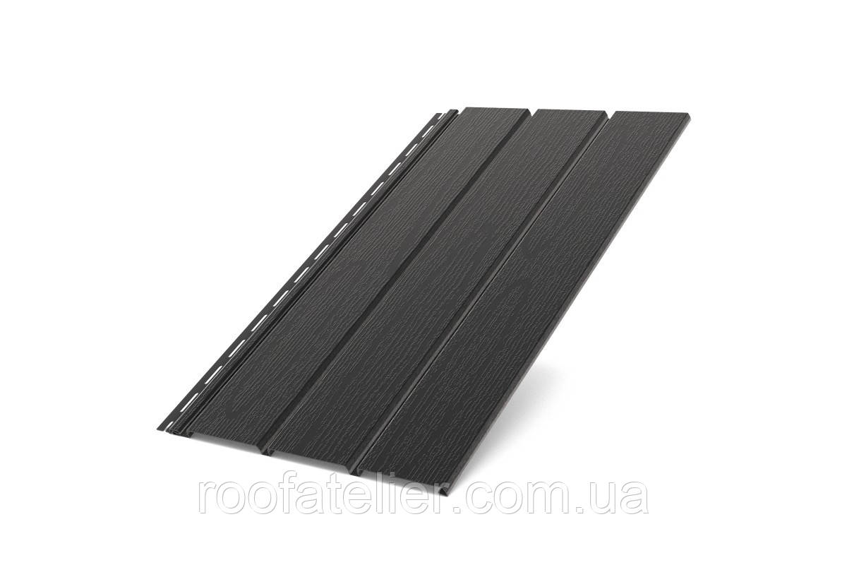 Панель софіт Bryza / Бриза 3м 0,92м2 без перфорації чорний Польща, фото 1