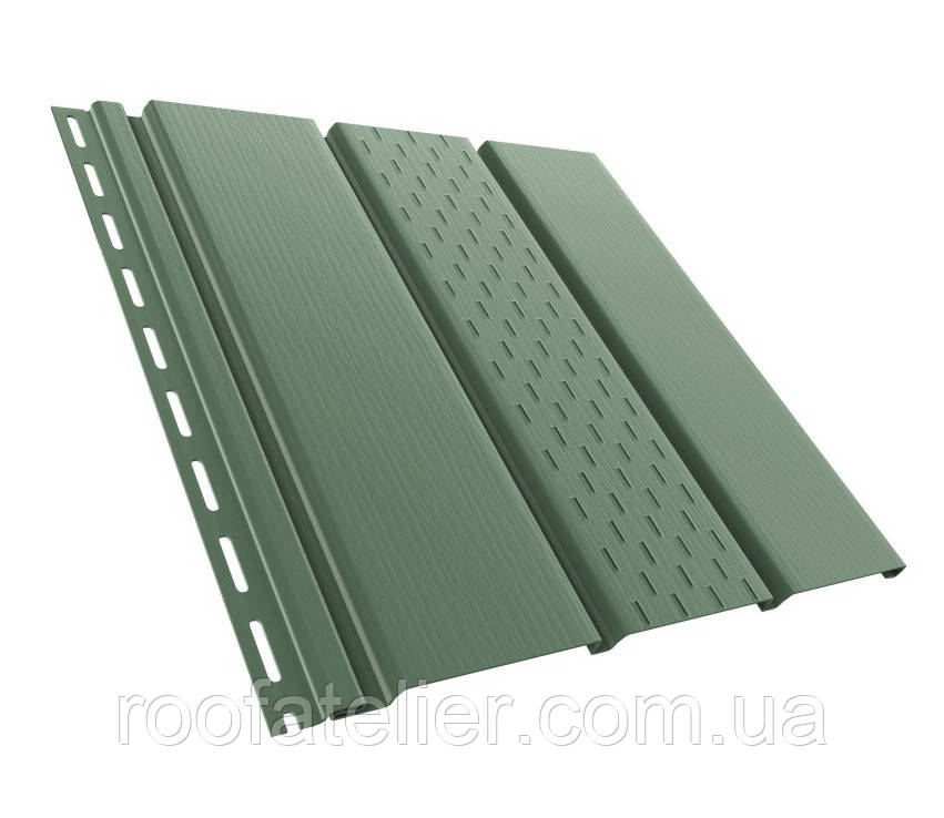 Панель софіт Bryza / Бриза 3м 0,92м2 з перфорацією зелений Польща