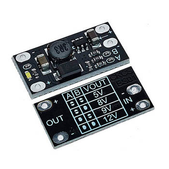 Перетворювач напруги підвищувальний CKCS BS01 3.7 на 5 8 9 12В, 1А