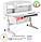 Дитячий стіл-трансформер ErgoKids Romana Multicolor, 2 кольори, фото 4