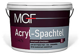 Шпаклівка фінішна готова до застосування MGF MGF Acryl-Spachtel 8 кг