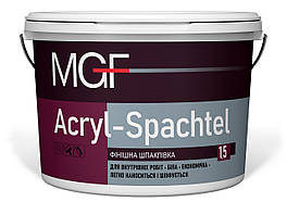 Шпаклівка фінішна готова до застосування MGF MGF Acryl-Spachtel 1,5 кг