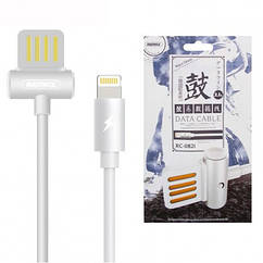 USB Кабель Remax Waist Drum RC-082i Lightning былий