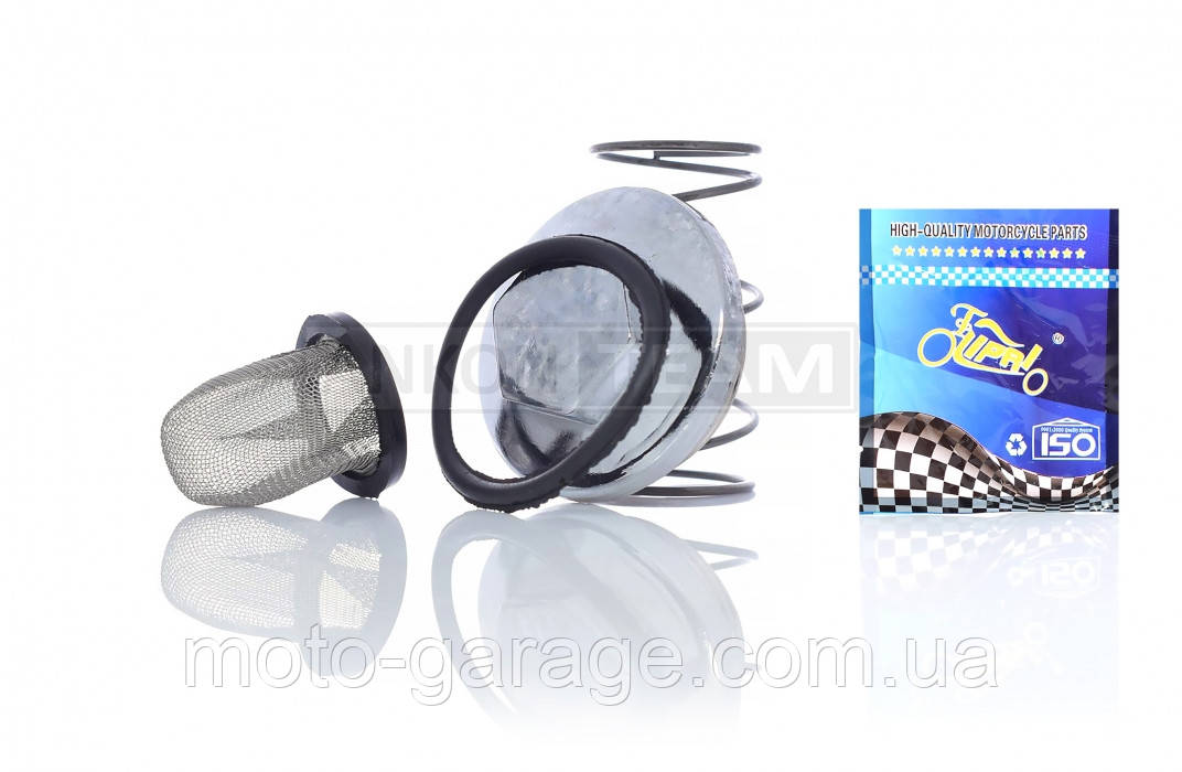 Пробка зливу оливи CB125/150 + фільтр оливний, фото 1
