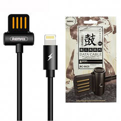 USB Кабель Remax Waist Drum RC-082i Lightning чорний