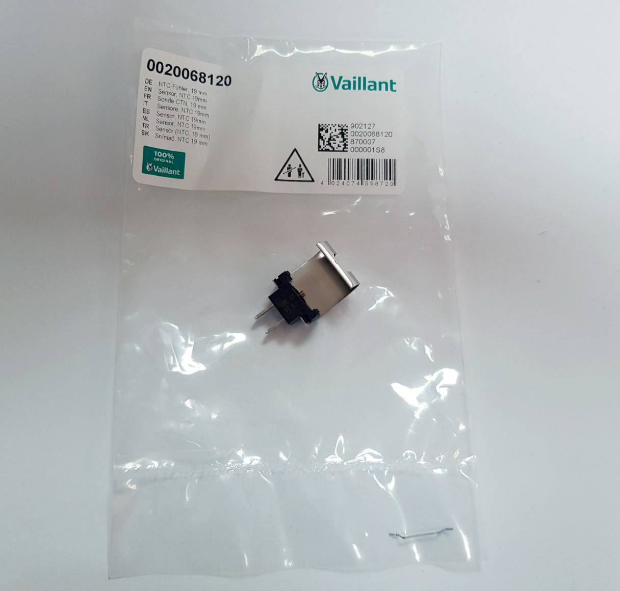 Датчик Температуры NTC на Газовый Котел Vaillant TurboTEC, AtmoTEC Pro ...