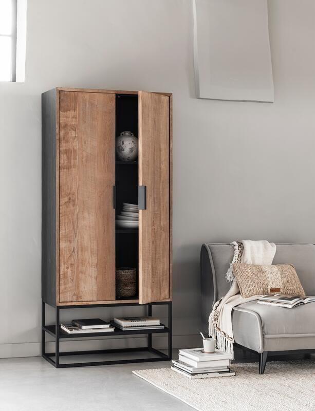 Loft шафа для офісу з натурального дерева, фото 1