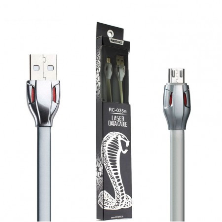 Кабель Remax Laser RC-035m Micro-USB, 2A/1м, фото 1