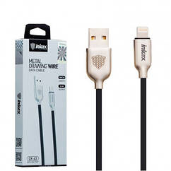 USB кабель inkax CK-63 Lightning чорний