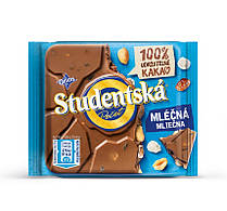 Шоколад Молочний Студентська друк з Арахісом і Родзинками Studentska Pecet Mlecna 90 г Чехія