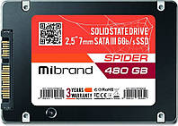 Накопитель SSD 480GB Mibrand Spider 2.5" SATAIII 3D TLC (MI2.5SSD/SP480GB) Bulk