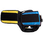 Шолом боксерський з повним захистом Zelart 2886 розмір XL Yellow-Blue-Black, фото 4