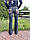 Джинси чорні терті жіночі стрейч-кльош зірки, фото 5