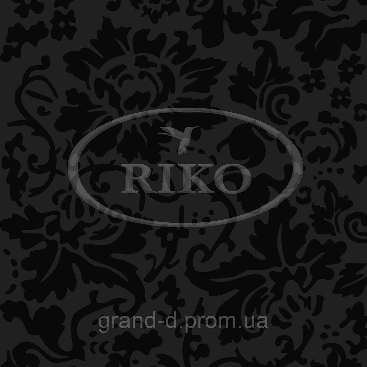 Пластикові декоративні панелі ПВХ Ріко(Riko)для стін і стелі 250*7*3000мм Ніцца BLACK лаковані