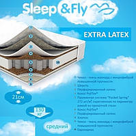 Матрас "Sleep&Fly  Extra Latex" жакард