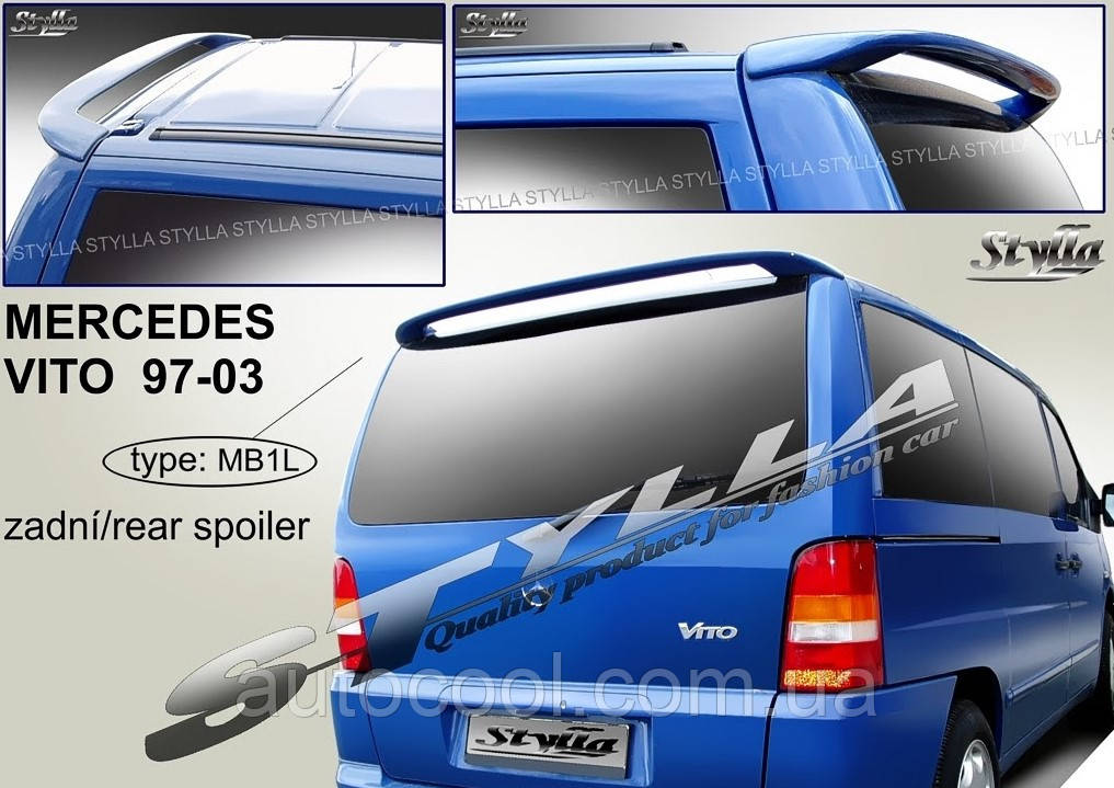 Спойлер багажника Mercedes Vito 638, 1996-2003 г.в. Мерседес Віто