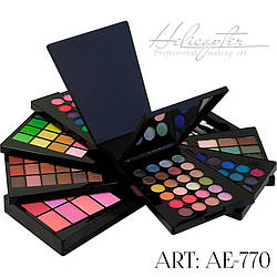 Набір для макіяжу Helicopter (2 пудри, 8 рум'ян, 120 тіней) AE-770