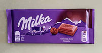 Шоколад Milka з горіховим кремом молочний 100 г, фото 4