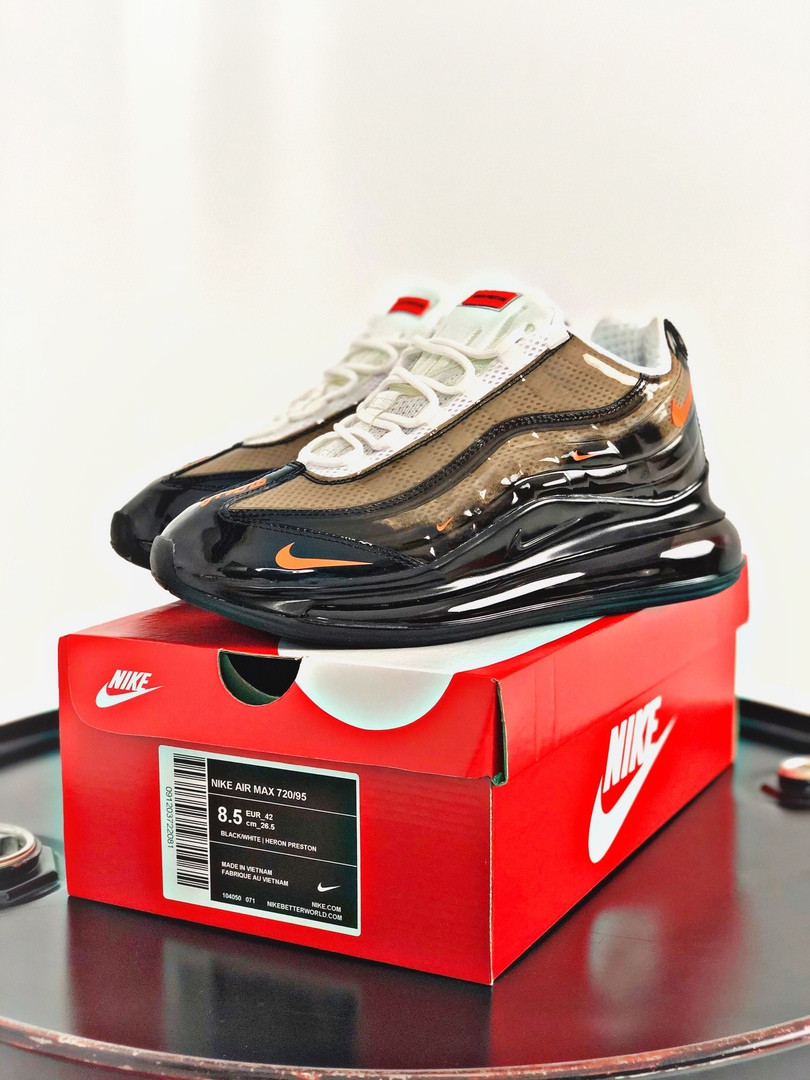 Кросівки чоловічі чорні Nike Air Max 720/95 Heron (01394)