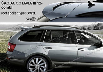 Спойлер кришки багажника Skoda Octavia A7 універсал 2013+ г.