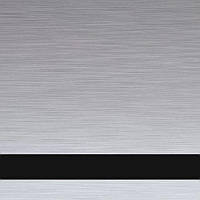 Алюміній анодований срібло матове, срібло шліфуване шліфоване завтовшки 1 мм Розмір 300х600 мм