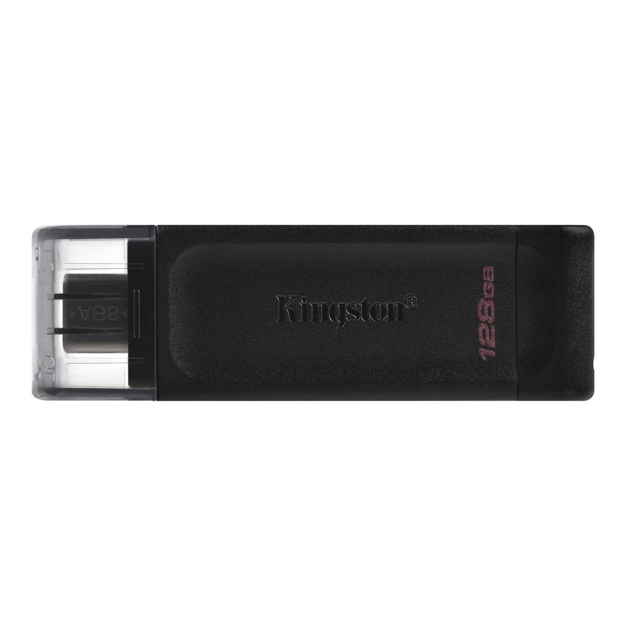 Флешка USB Type-C 128 Гб Kingston DataTraveler 70, флеш накопитель с ...