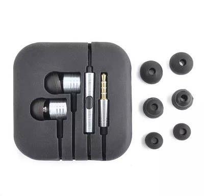 Xiaomi Piston Earphones 有線イヤフォン ブラウンシルバー Наушники XIAOMI Piston II Plastic Silver, цена: 99
