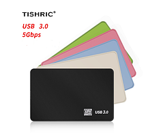 Карман зовнішній TISHRIC для 2.5 жорсткого диска HD/SSD, SATA, USB 3.0, фото 3