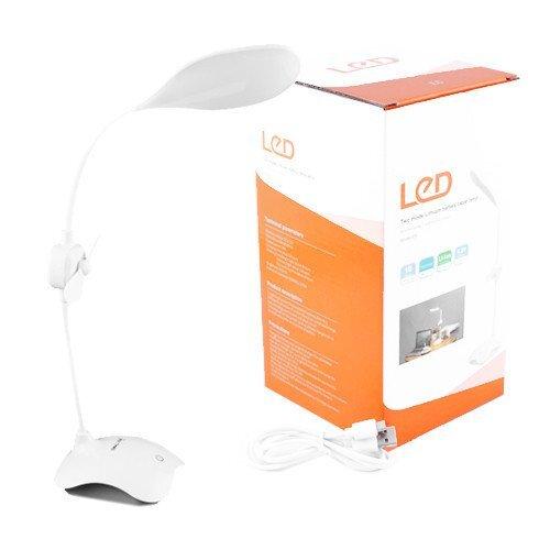 Лампа настільна Small Sun ZY-E6 24+6SMD, вбуд.АКБ, сенсор, вентил