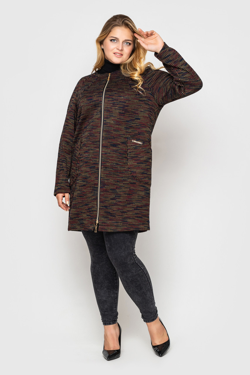 Кардиган Валері бордо принт, фото 1