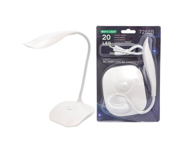 Настільна стильна лампа 7288B USB/20 LED