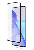 Захисне скло для Oneplus 9, чорне Full Glue