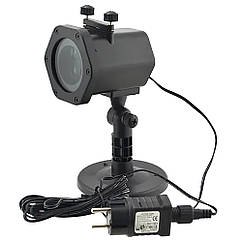 Лазерный проектор диско LASER Shower Light XL-805 уличный новогодний с 5 кассетами