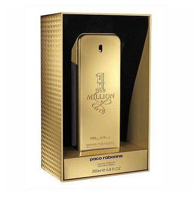 Туалетна вода для чоловіків Paco Rabanne 1 Million 200ml, солодкі деревні пряні парфуми Пако Рабан 1 мільйон