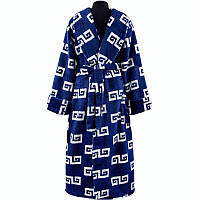 Халат махровый мужской 48-50 синий (468)