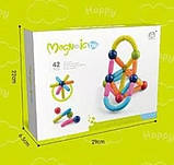 Магнітний конструктор СН 1025 "Фігури" 42 деталі, фото 3