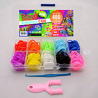 Гумки для плетіння набір для рукоділля 10 кольорів Міні 400