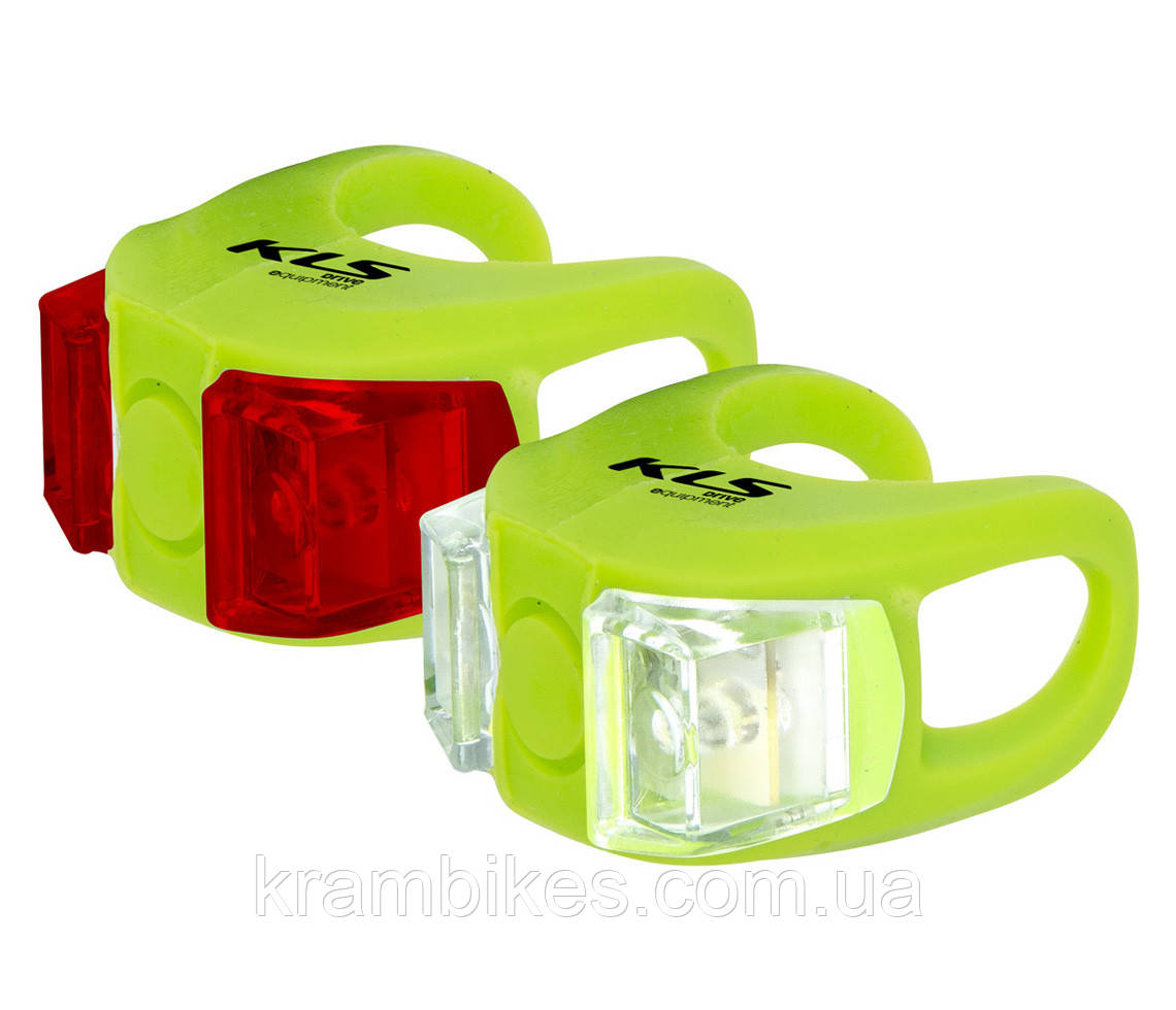 Блимавки вело комплект KLS  Twins Set зелений