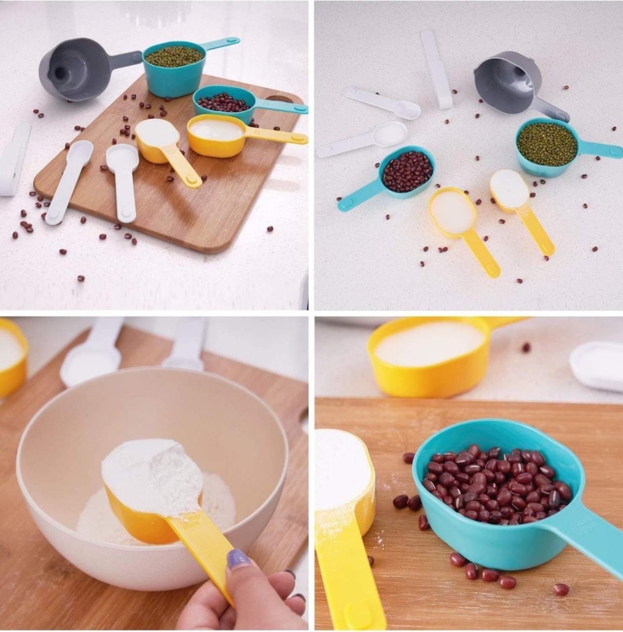 Набір мірних ложок, мірні ложки, Ложки мірні пластикові, фото 1