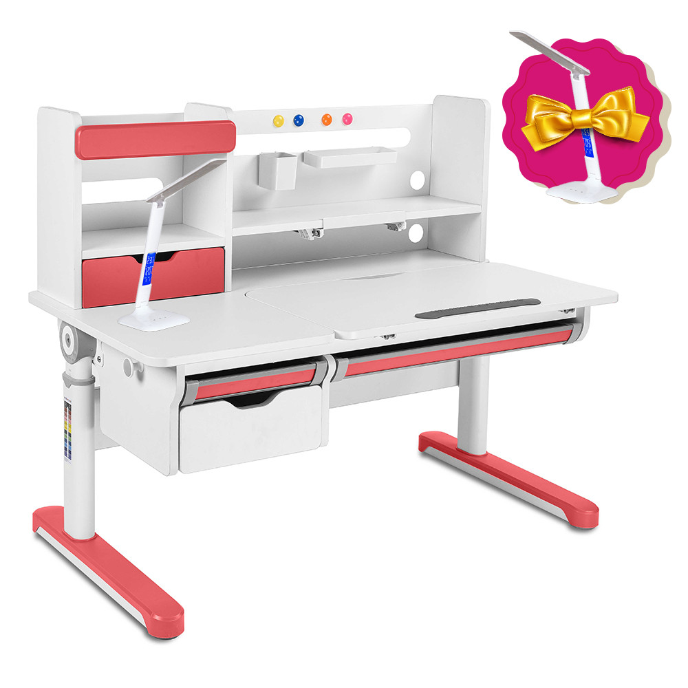 Парта растишка для дівчинки FunDesk Pensare Pink