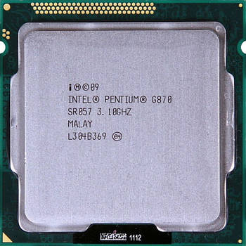 Процесор Intel Pentium Dual-Core G870 3.1 GHz / 5 GT / s / 3 MB s1155 б/у
