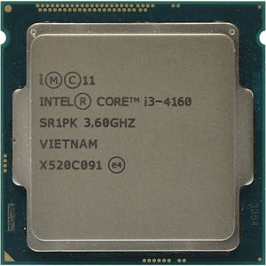 Процесор Intel Core i3-4160 3.6 GHz / 5 GT / s / 3 MB s1150 б/у