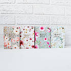 Блокнот А6 з білими аркушами Profi Abstract flowers white 96 сторінок арт. 902514, фото 3