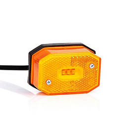 Ліхтар габаритний Fristom FT-001 Z LED жовтий зі світловідбивачем і проводом